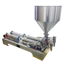 Semi Automatic 2 Nozzles Liner Cream&Liquid Soap Filling Capping Machine